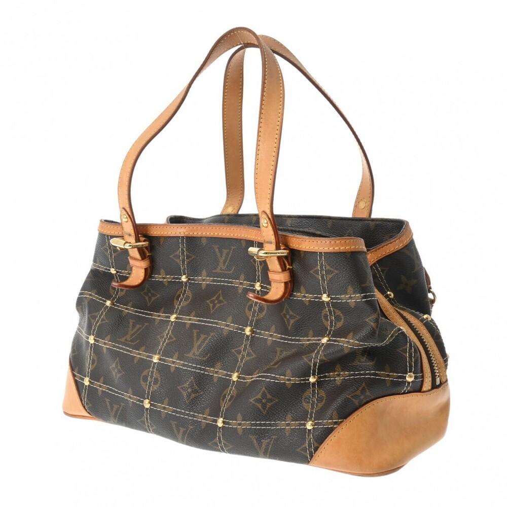 Louis Vuitton Monogram Rivet Brown Canvas Handbag - Picture 2 of 12